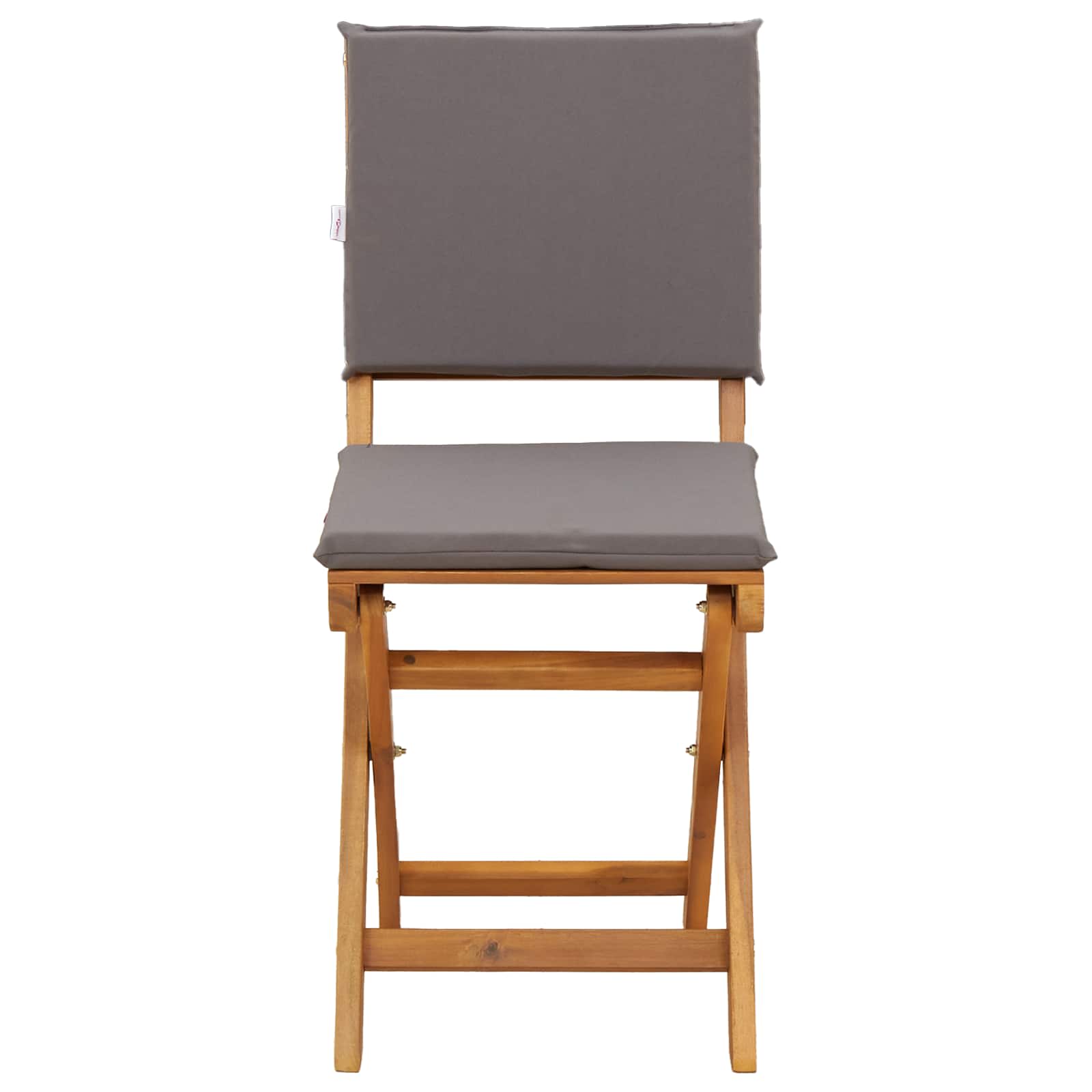 Außen Bistro-Stühle 6 pcs Natur Massivholz Akazie