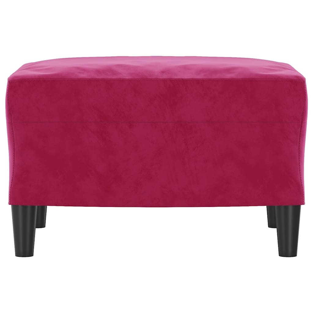 Fußhocker Hellgrau 60x50x41 cm Samt