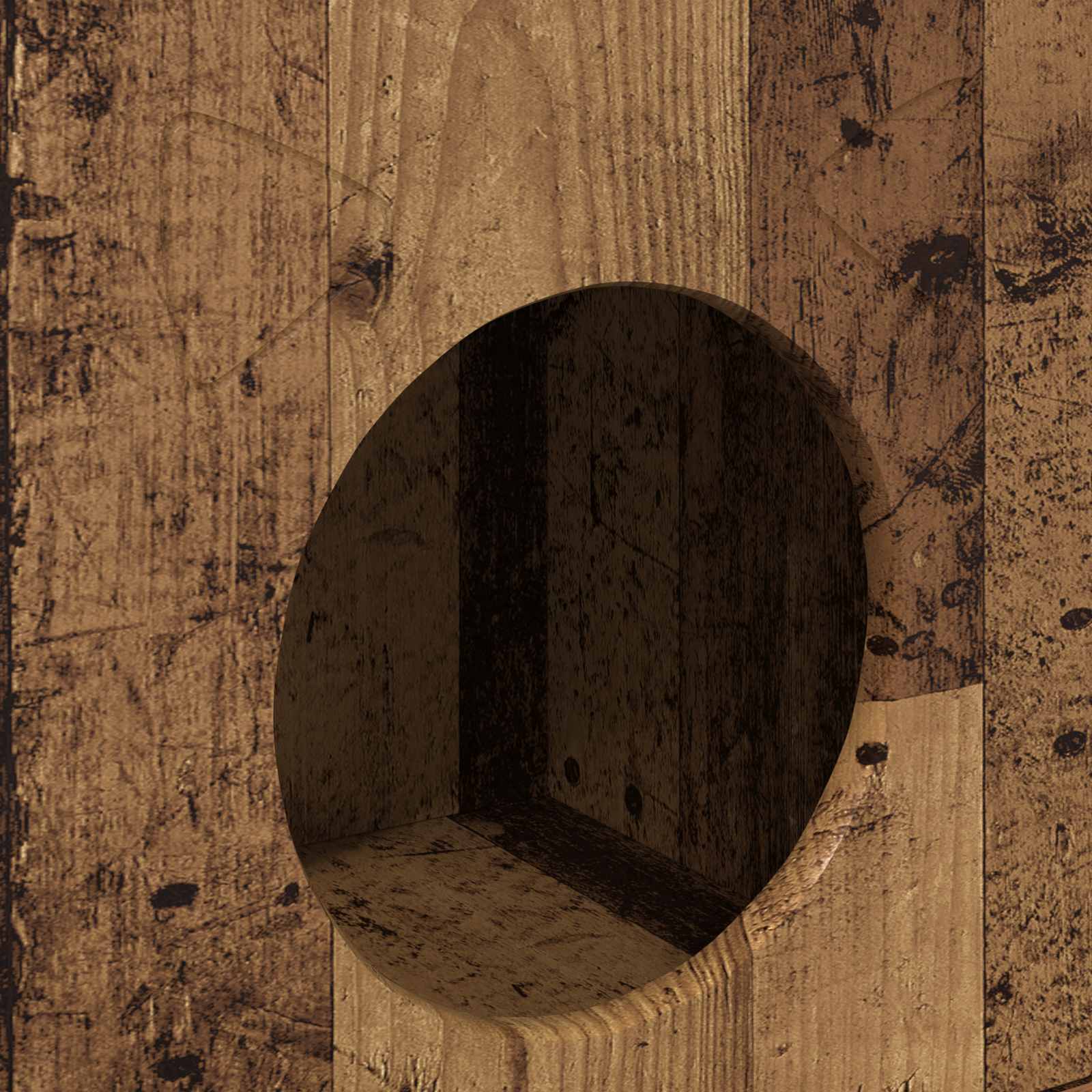 Katzenhaus Weiß 72 x 42,5 x 70 cm Holzwerkstoff