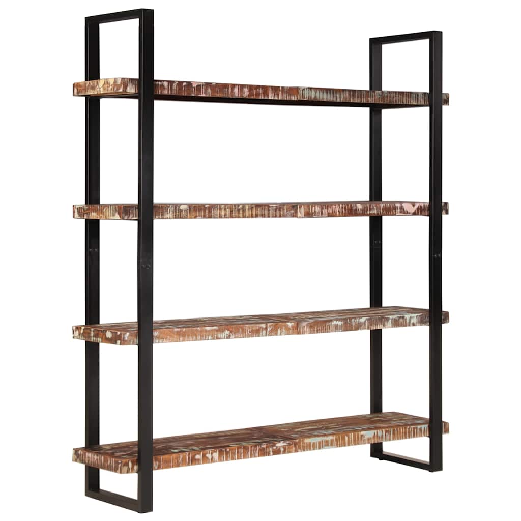 Bücherregal mit 4 Böden 80x40x180 cm Altholz Massiv