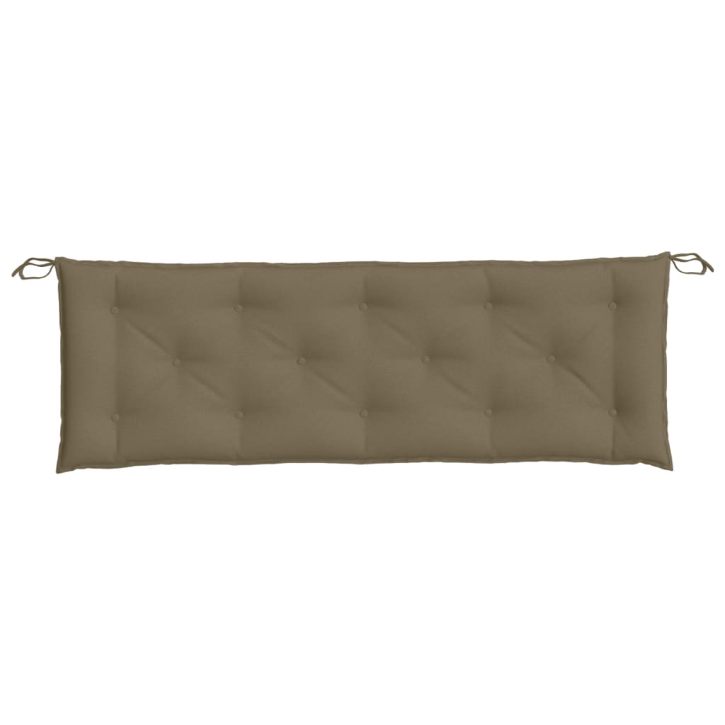 Gartenbank-Auflage Melange Anthrazit 100x50x7 cm Stoff