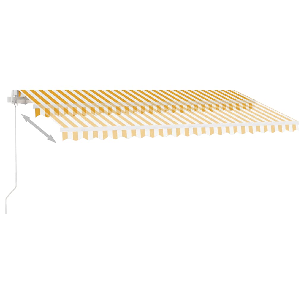 Standmarkise Manuell Einziehbar 300x250 cm Creme