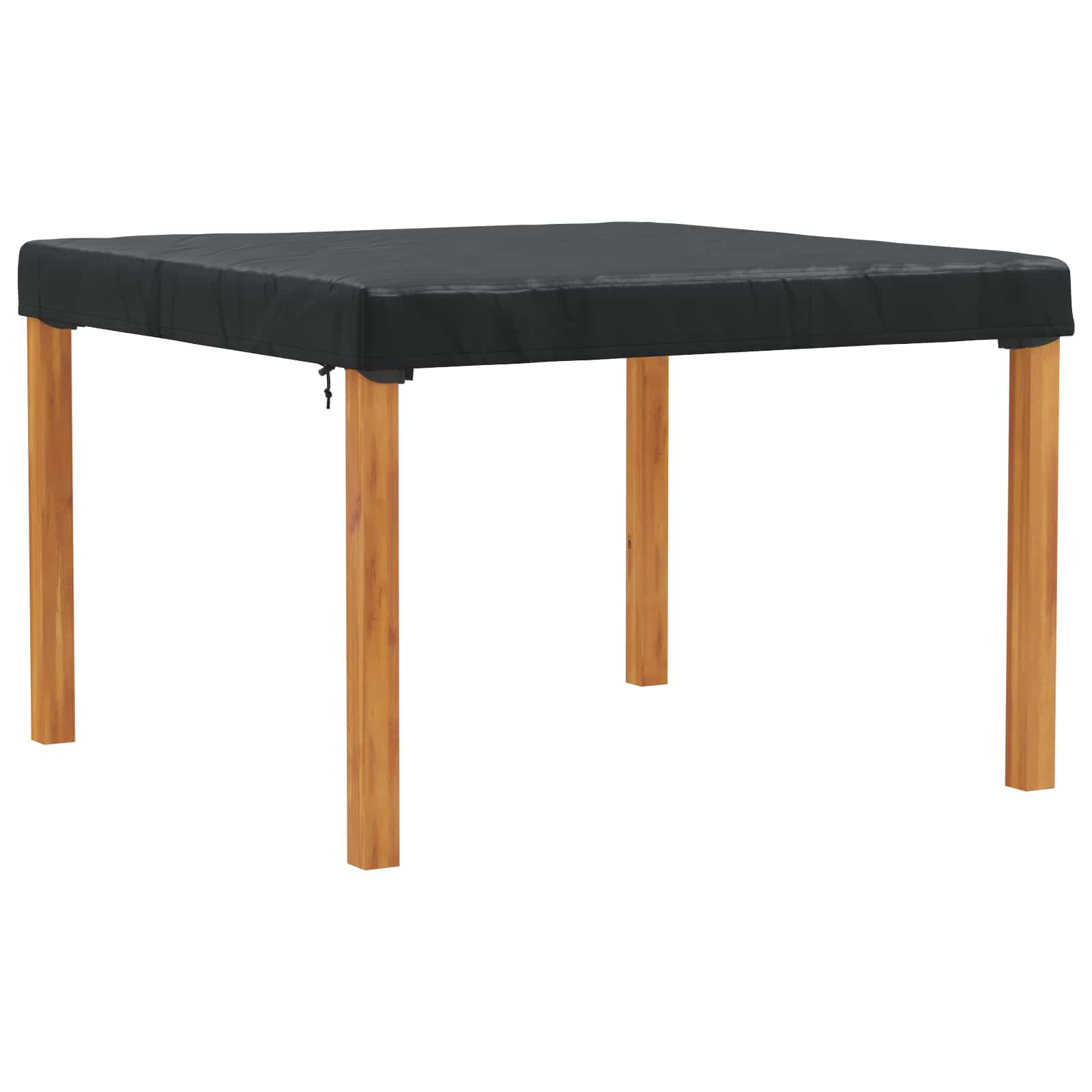 Tischdecken Uni Schwarz 62 x 62 x 15 cm Stoff