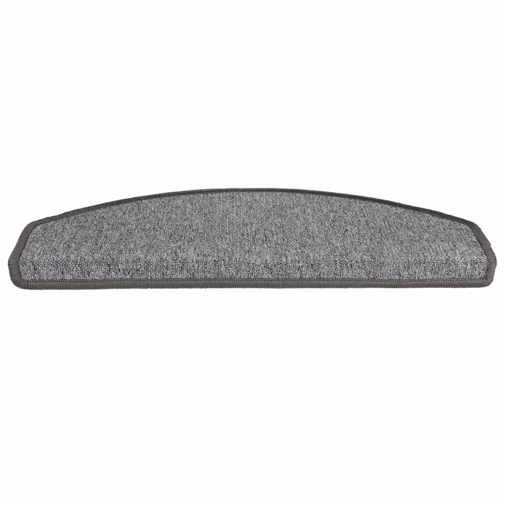 Stufenmatten 15 Stk. 56x17x3 cm Anthrazit Halbrund