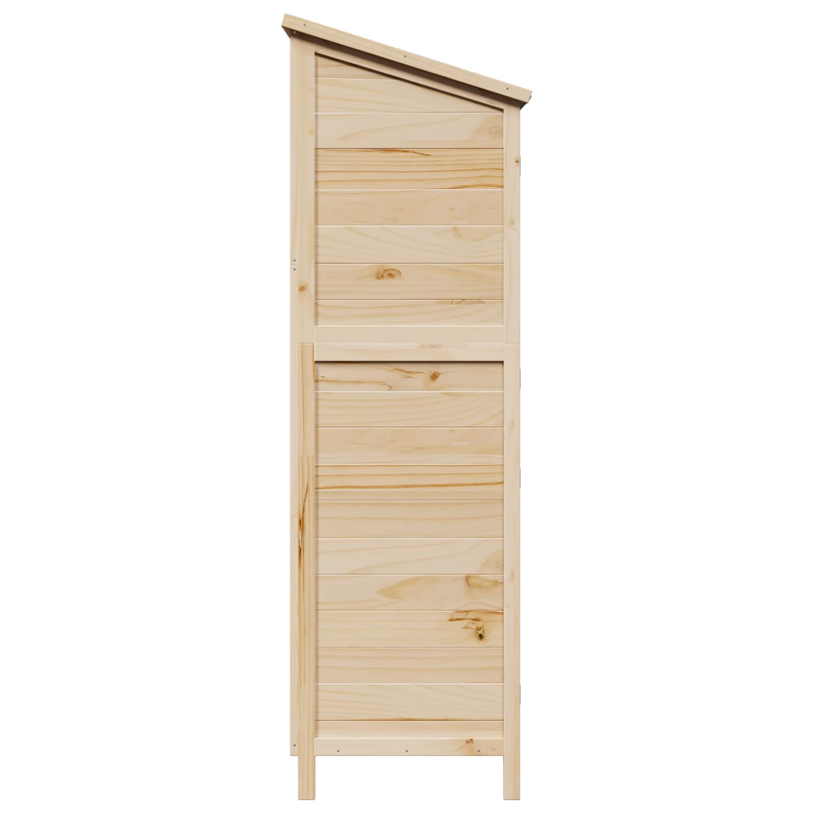 Gartenschuppen Natur 59 x 56 x 113,5 cm Massivholz aus Fichte
