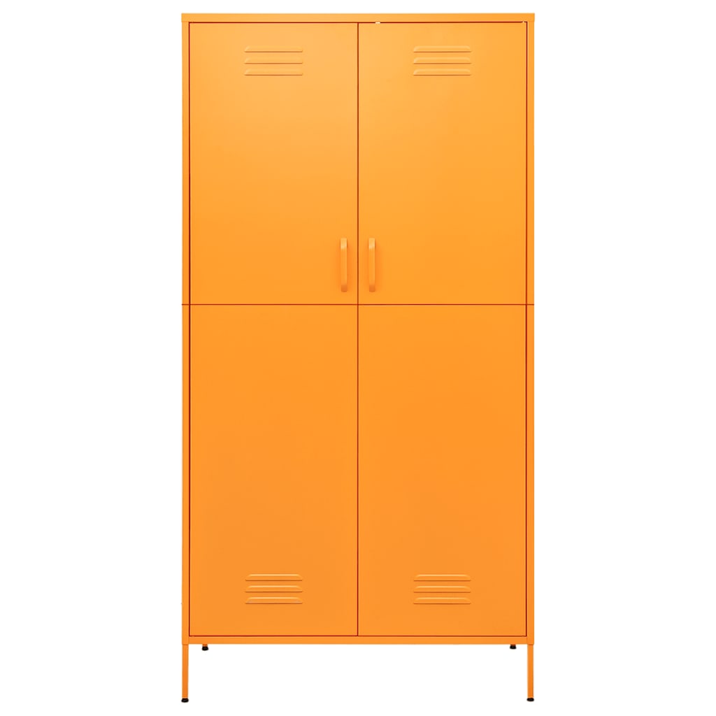 Kleiderschrank Olivgrün 90x50x180 cm Stahl