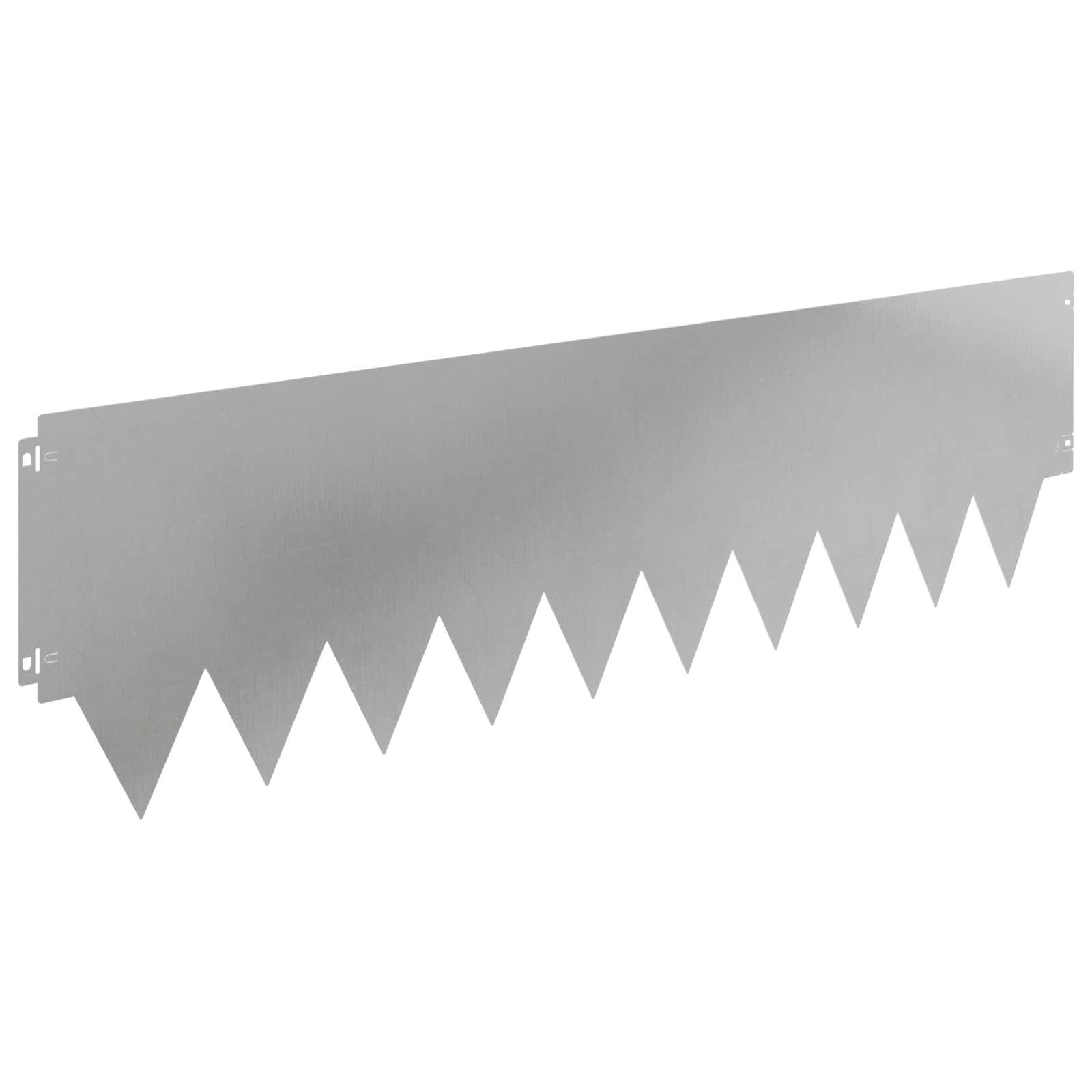 Raseneinfassung 10 pcs Länge Höhe 103 x 15 cm Stahl Schwarz