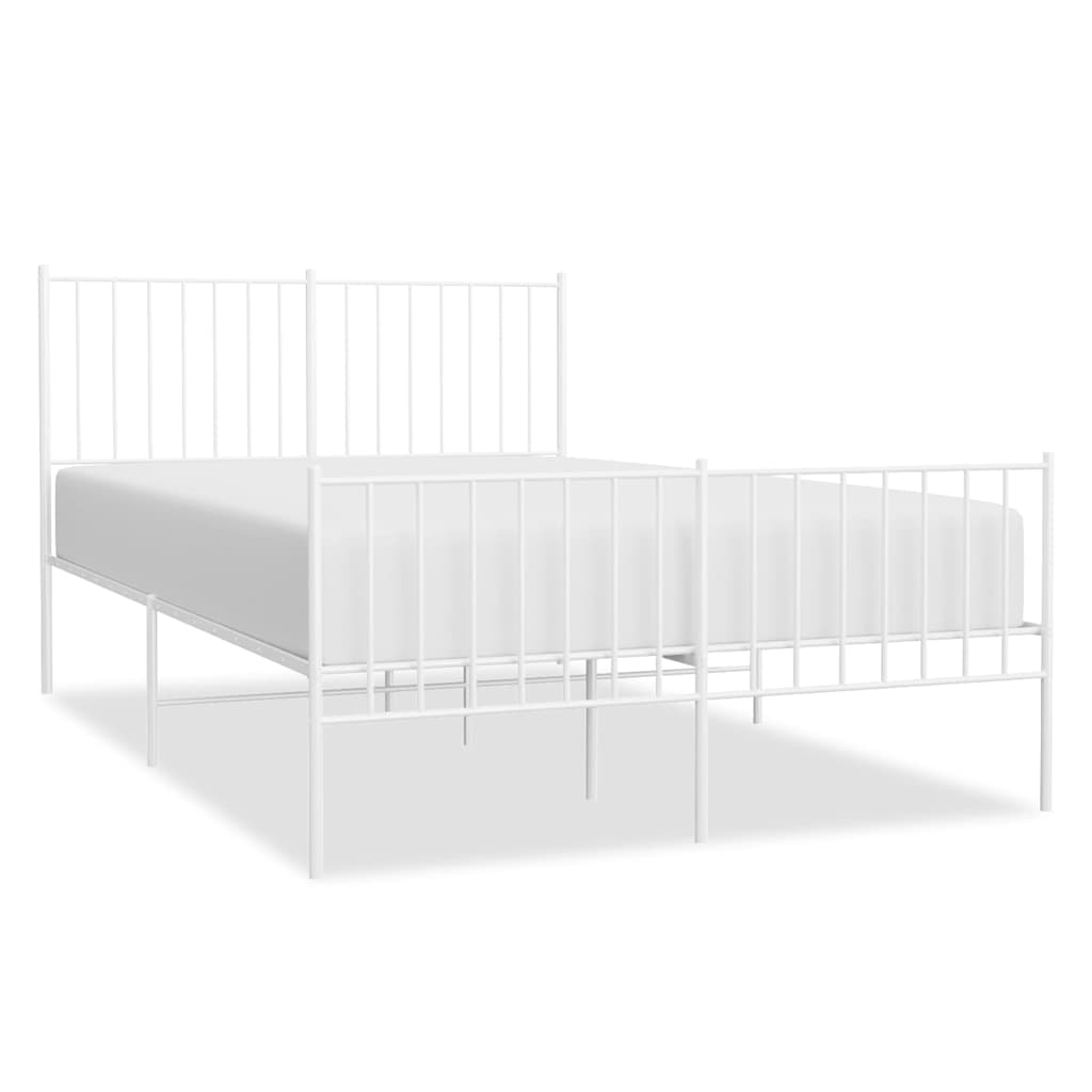 Bettgestell Metall Schwarz 75x190 cm