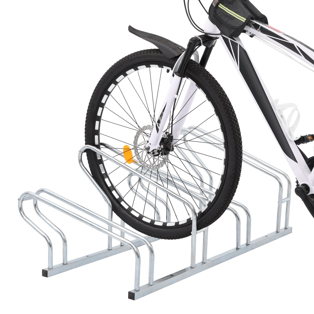 Fahrradständer für 2 Fahrräder Verzinkter Stahl