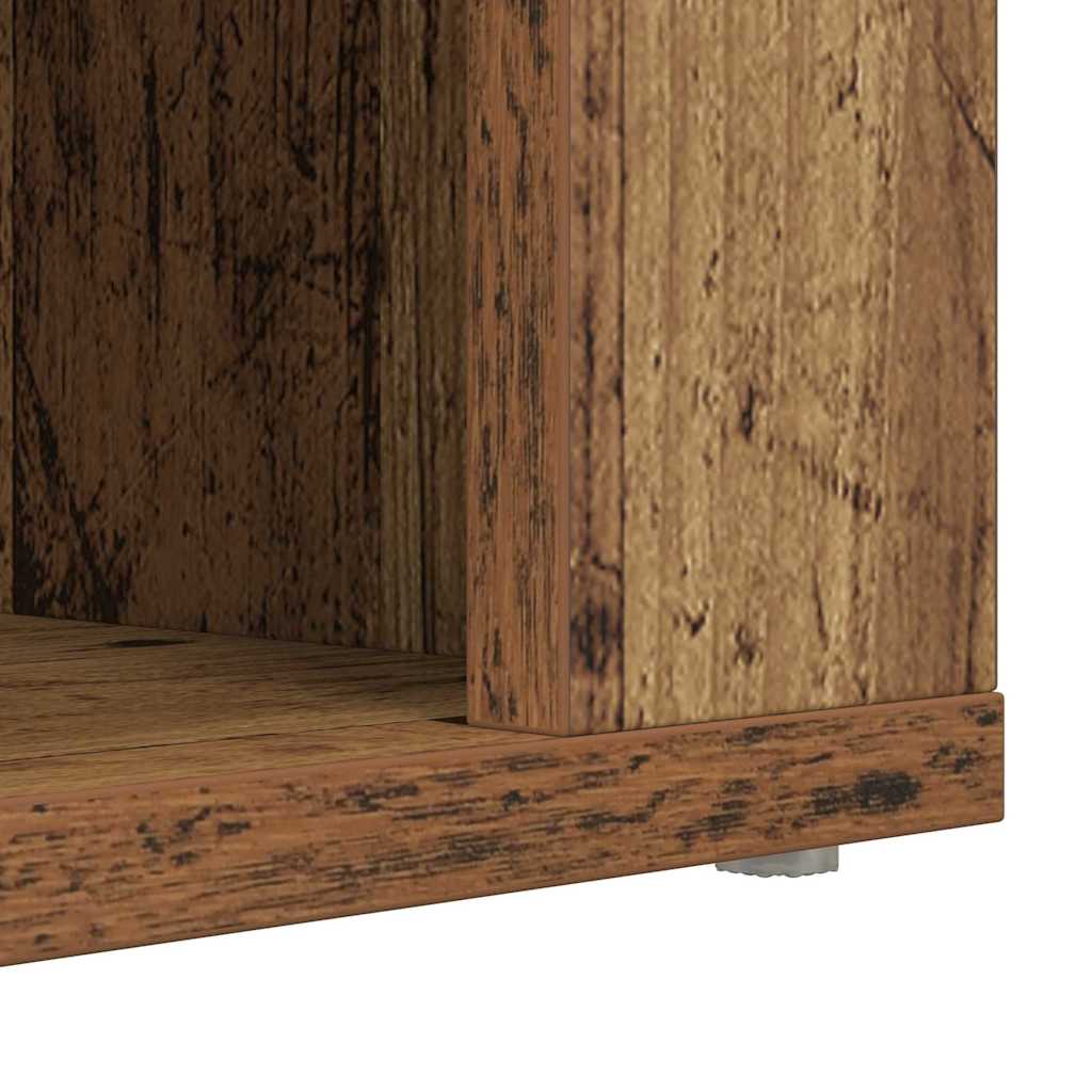 Schuhregal Weiß 75x35x45 cm Holzwerkstoff