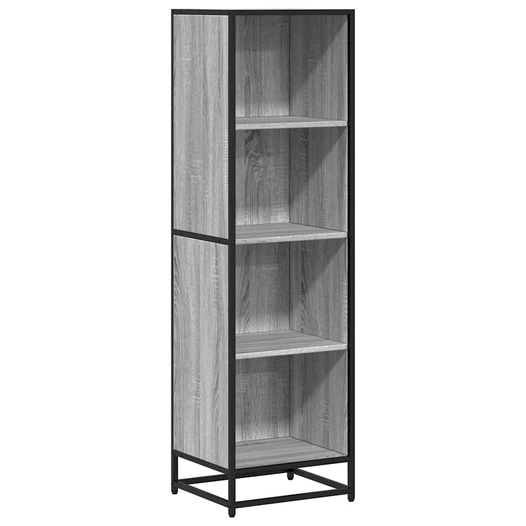 Bücherregal Schwarz 60x35x139 cm Holzwerkstoff