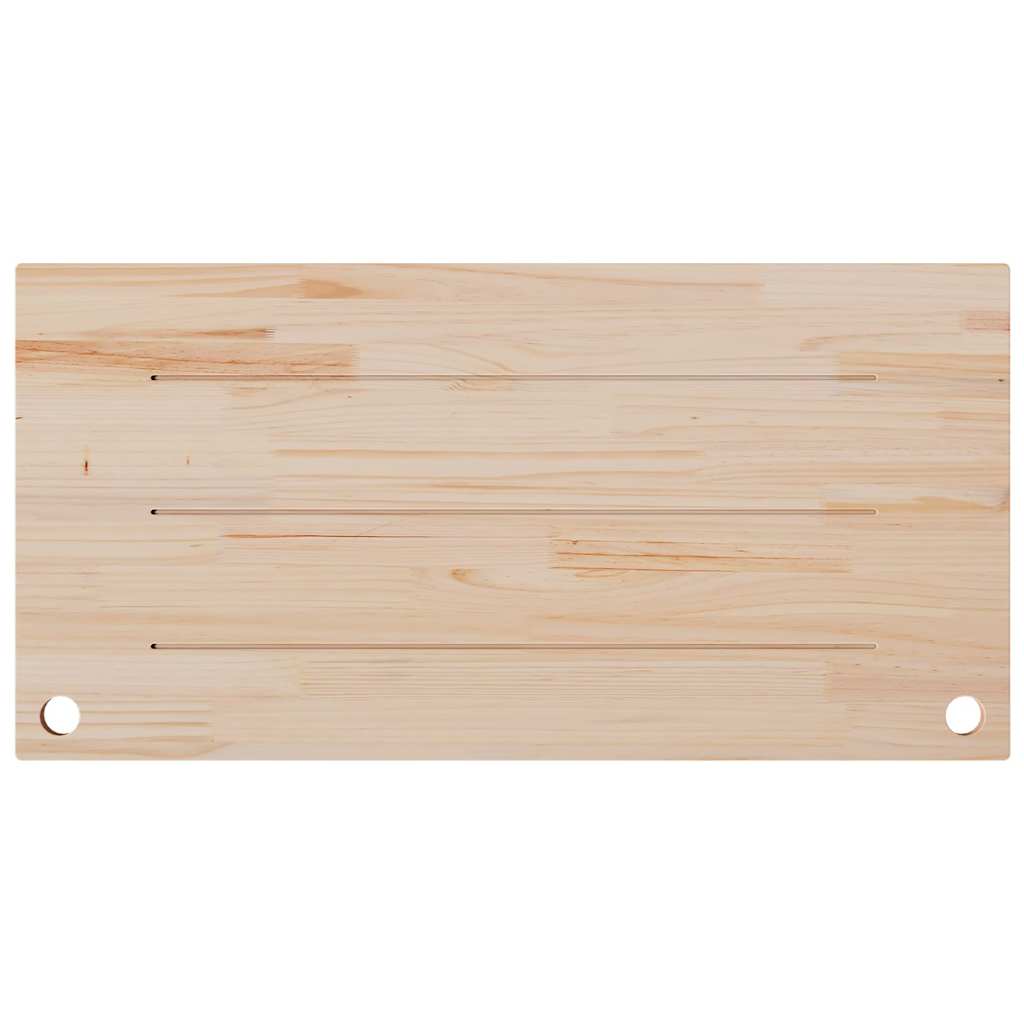 Schreibtischplatte 80x40x2,5 cm Massivholz Kiefer