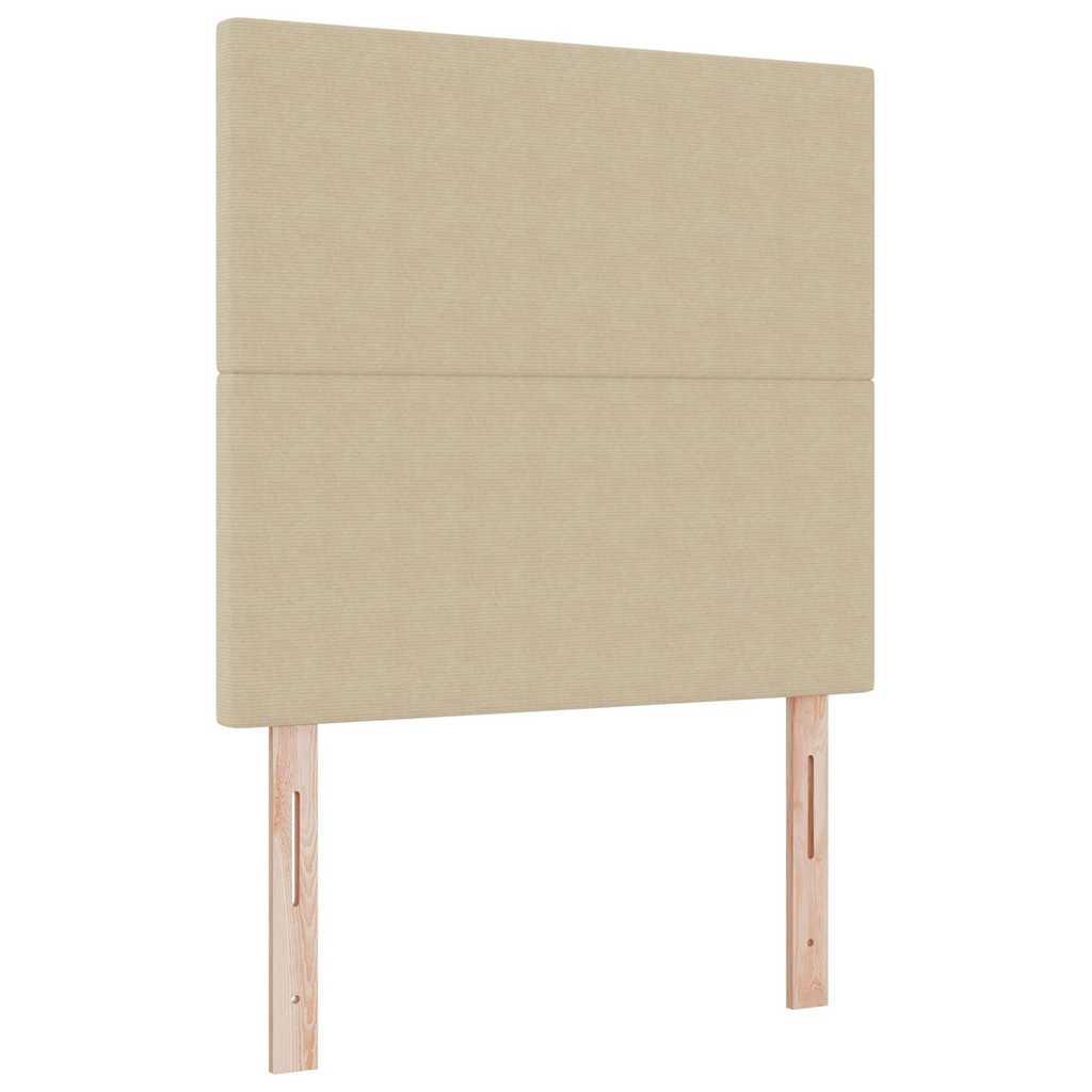 Kopfteil Hellgrau 80 cm Cordstoff