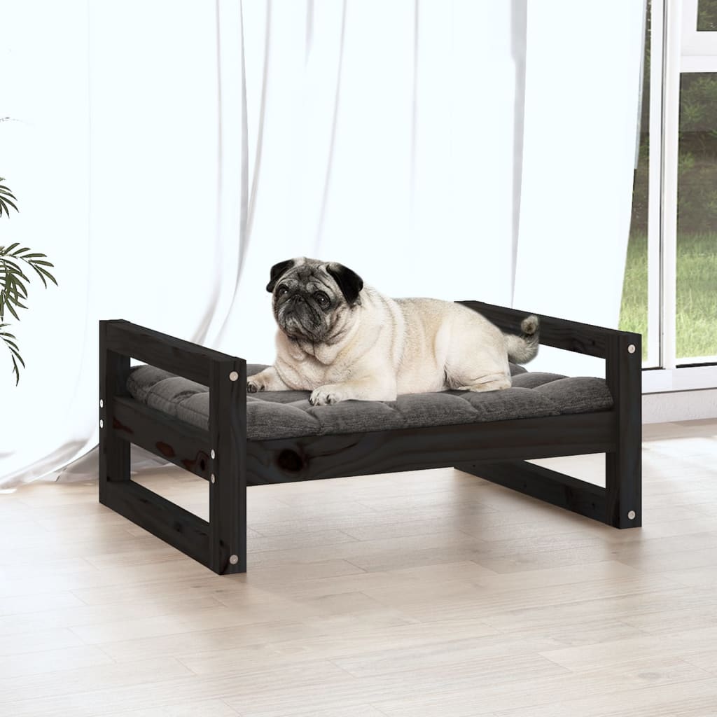 Hundebett 55,5x45,5x28 cm Massivholz Kiefer