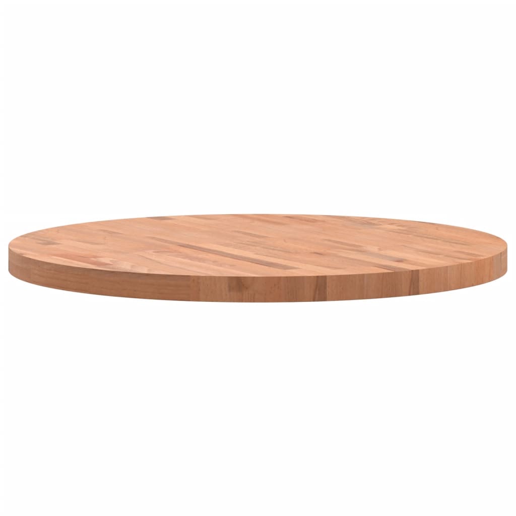 Tischplatte Ø30x1,5 cm Rund Massivholz Buche