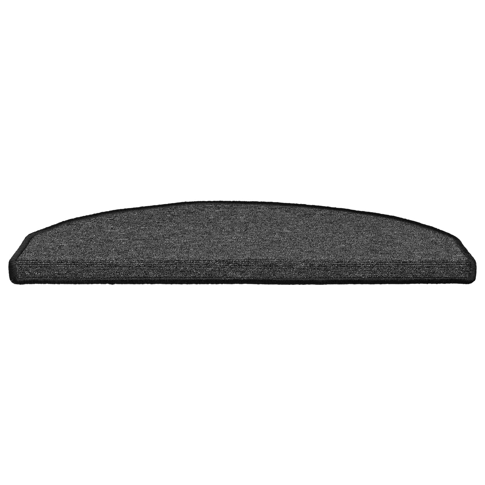 Stufenmatten 15 Stk. 56x17x3 cm Anthrazit Halbrund