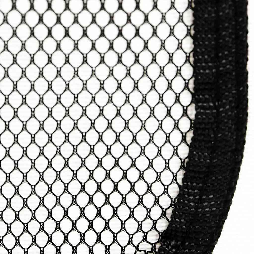 Faltbarer Welpenlaufstall mit Tragetasche Schwarz 90x90x58 cm