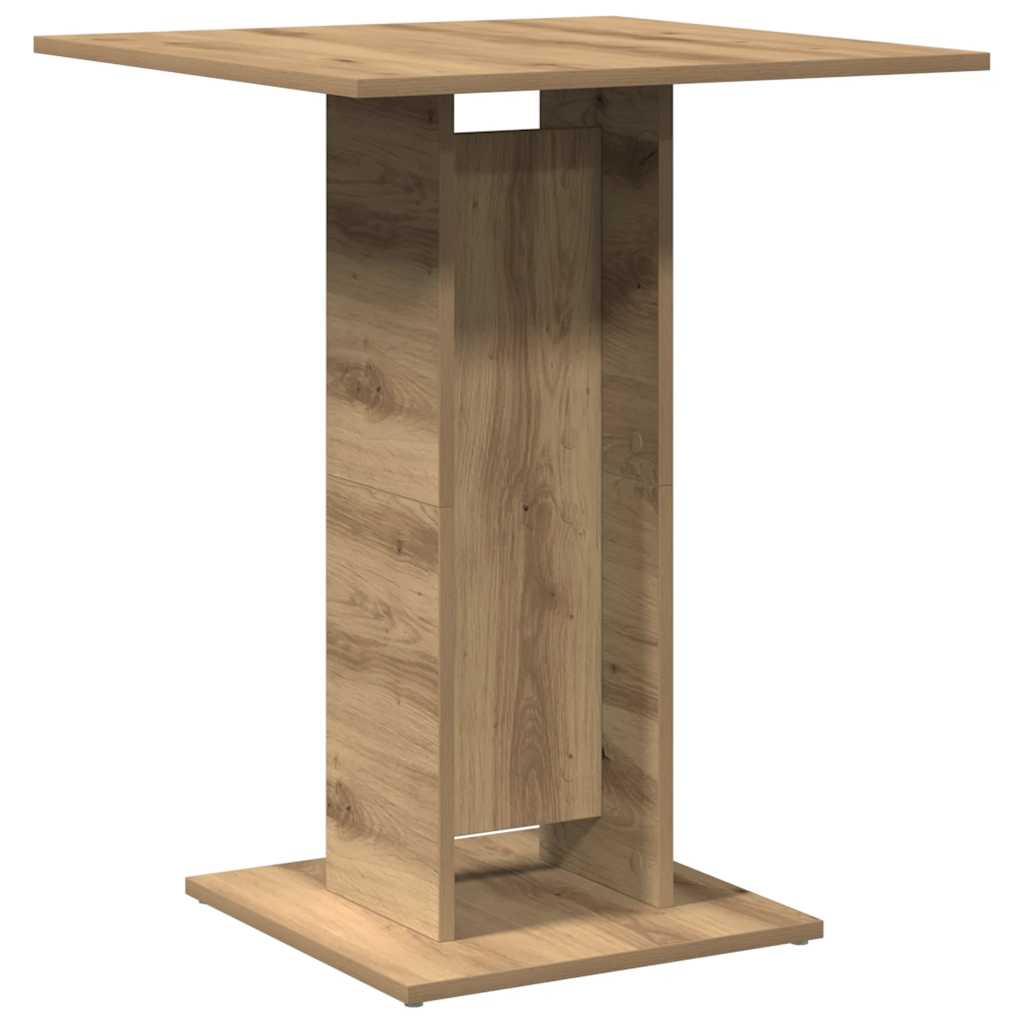 Bistrotisch Weiß 60x60x75 cm Holzwerkstoff