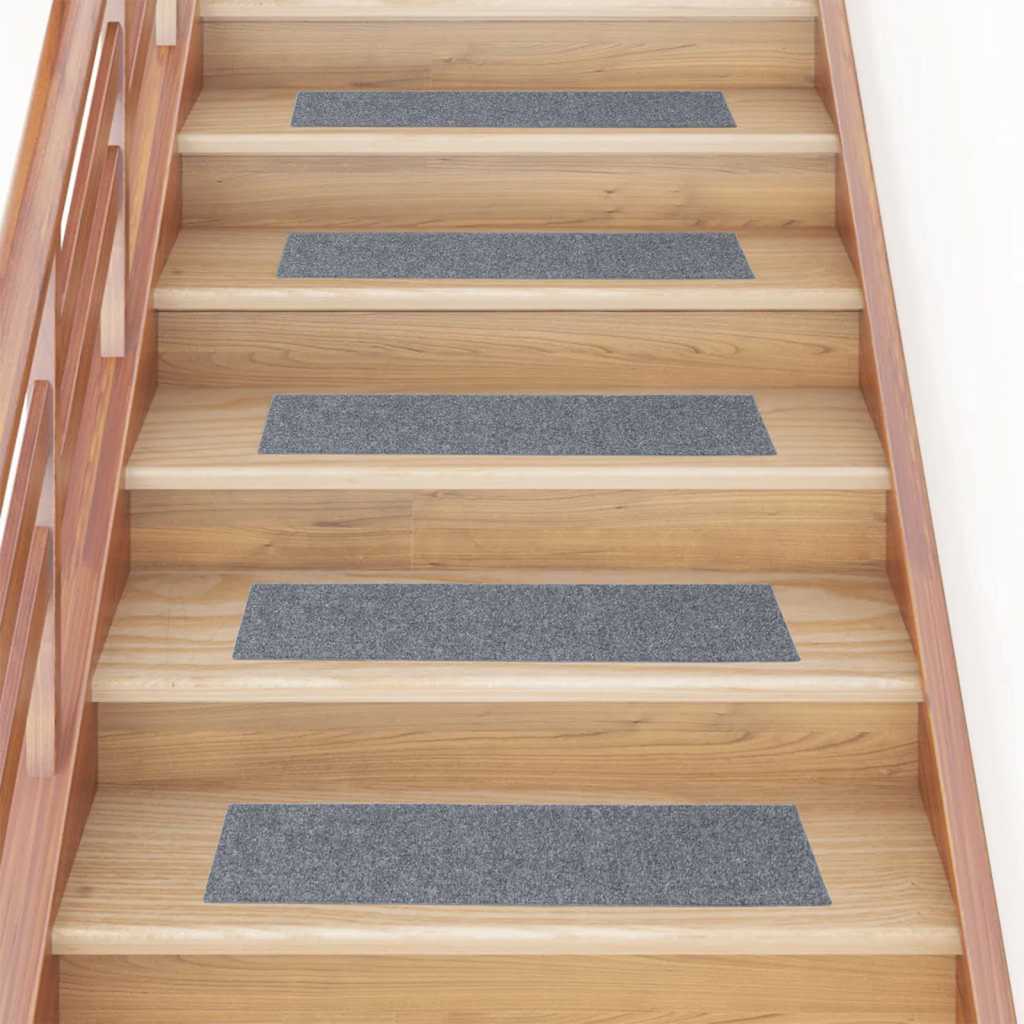 Stufenmatten Selbstklebend 15 Stk. 60x25 cm Hellbraun Rechteckig