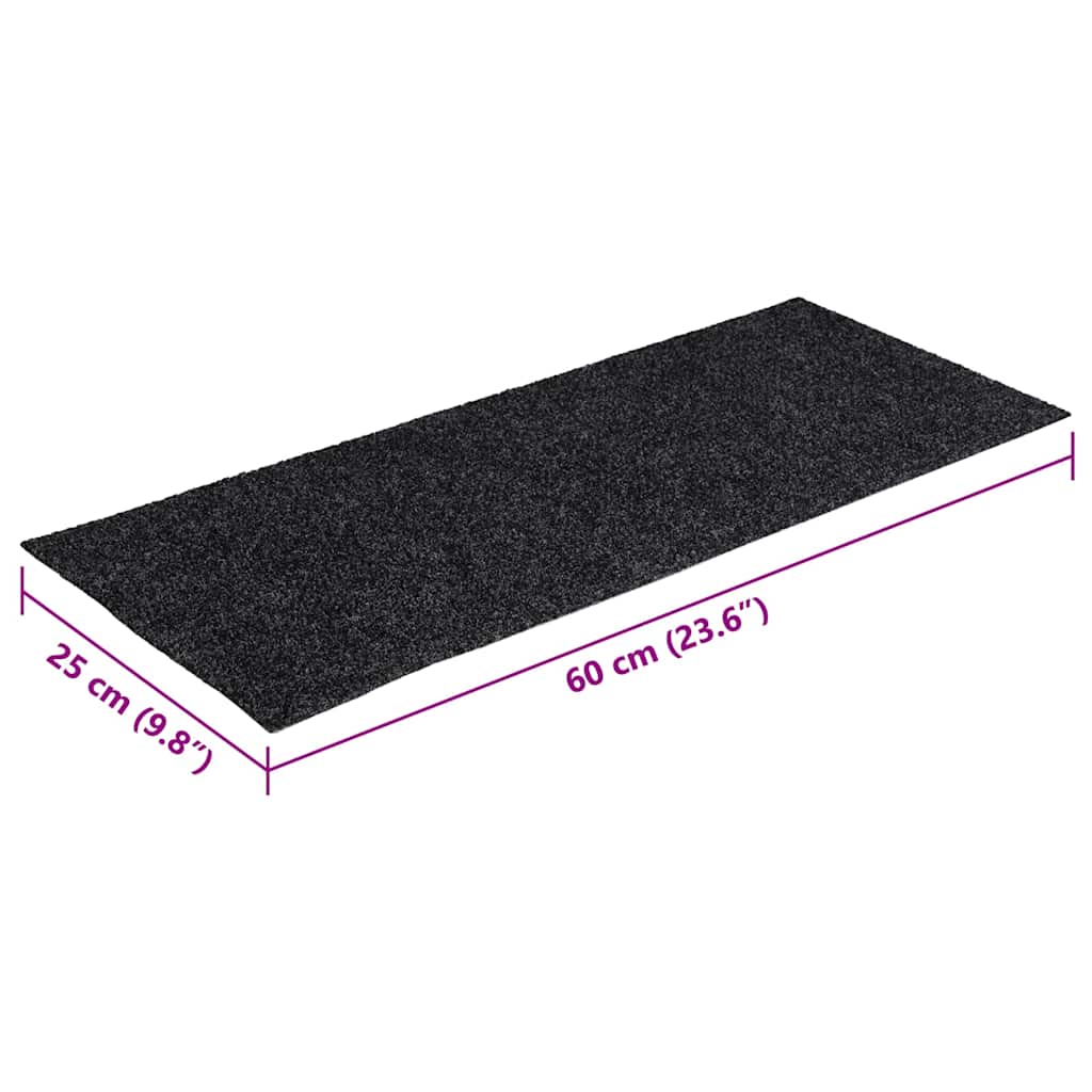 Stufenmatten Selbstklebend 15 Stk. 60x25 cm Hellbraun Rechteckig