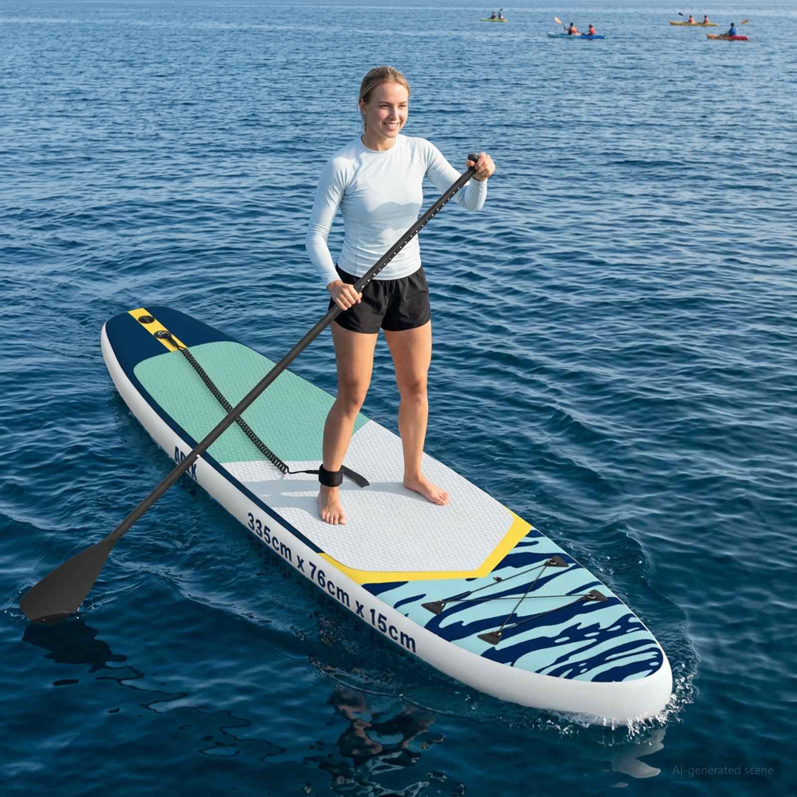 Aufblasbares Stand Up Paddle Board HYDROS 305 x 76 x 15 cm für