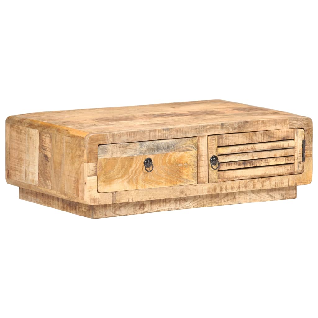 Couchtisch 89x55x29 cm Altholz Massiv