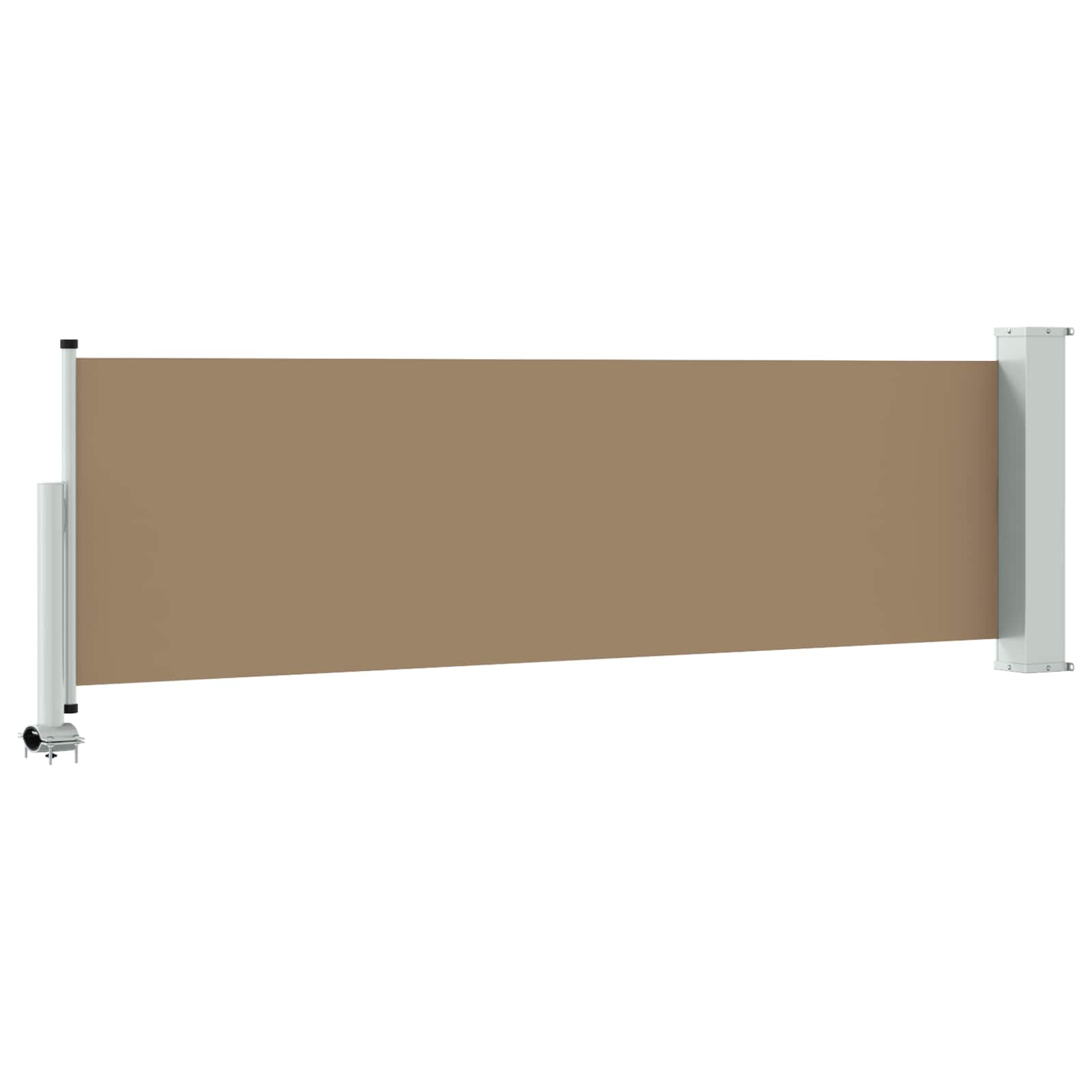 Seitenmarkise 60 x 300 cm 100% Polyester Eisen Stahl