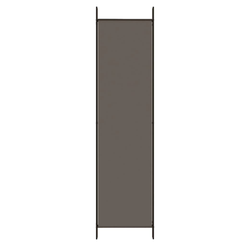 3-teiliger Raumteiler Beige 150 x 220 cm Stoff