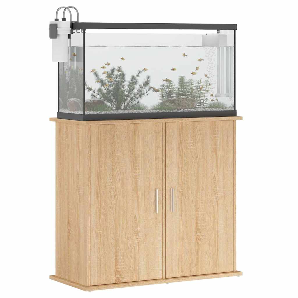 Aquariumständer Weiß 81x36x73 cm Holzwerkstoff