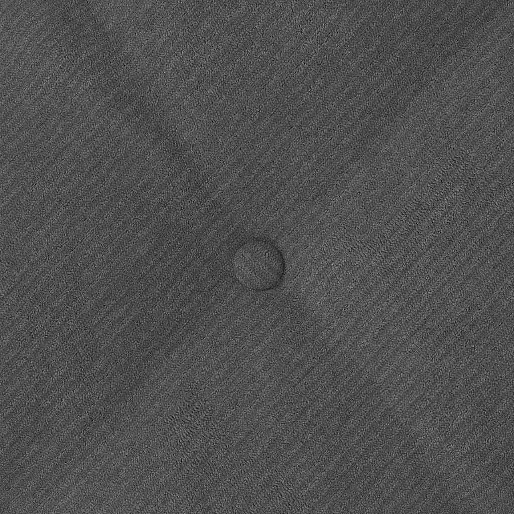 Rückenkissen Hellgrau 50 x 45 cm Cordstoff