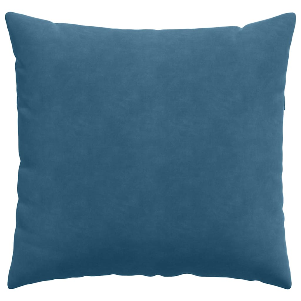 Sofakissen 2 Stück Blau 50 x 30 cm Cordstoff