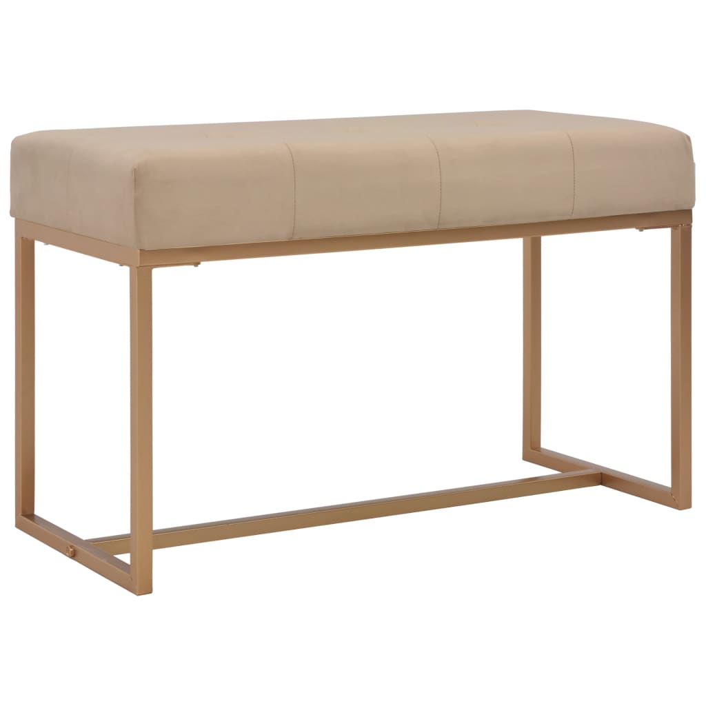 Bank 80 cm Grün Samt