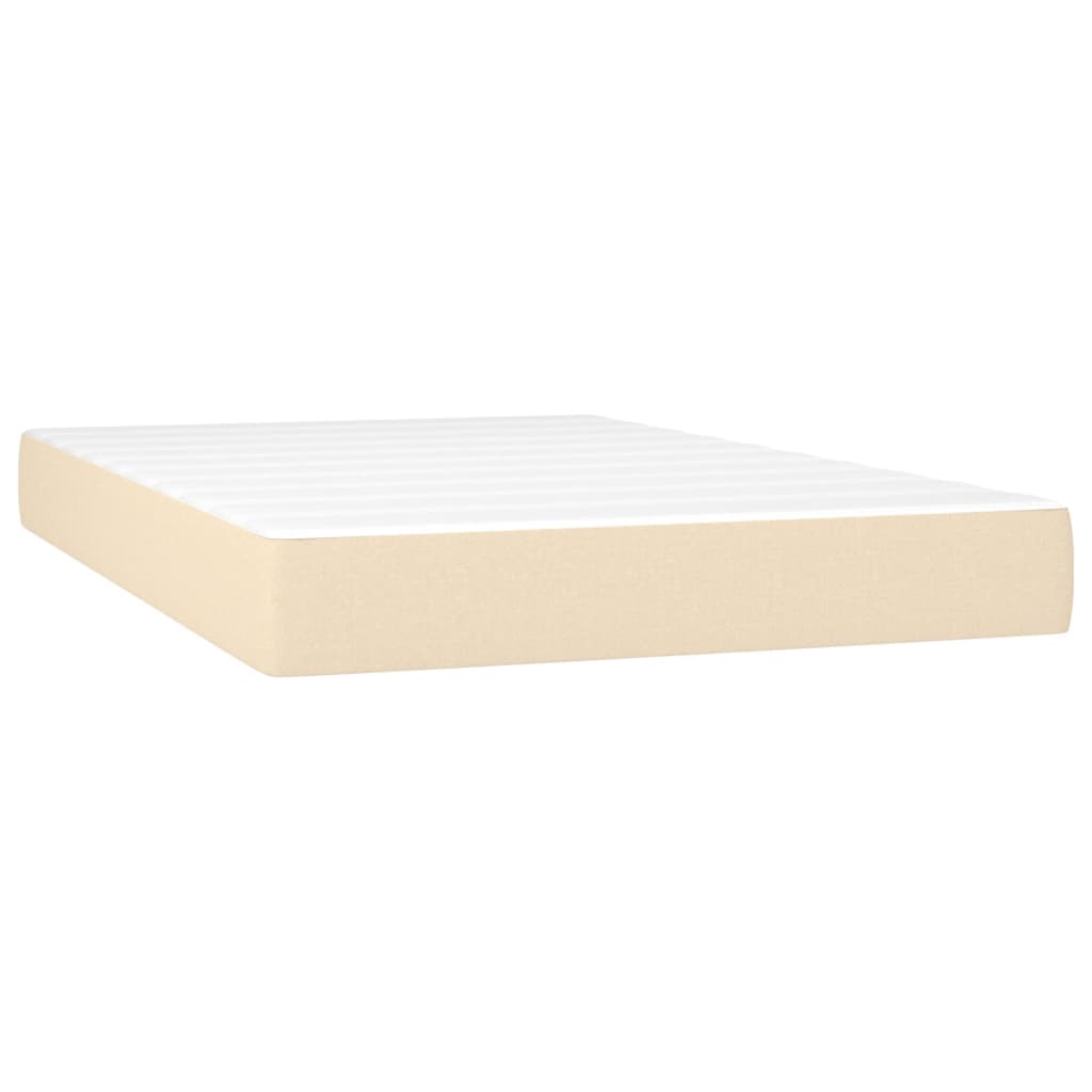 Taschenfederkernmatratze Mittel Hellgrau 80x200x20 cm Stoff