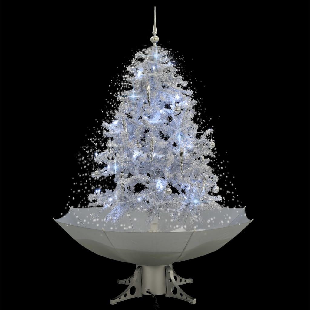 Schneiender Weihnachtsbaum mit Schirmfuß Grün 75 cm