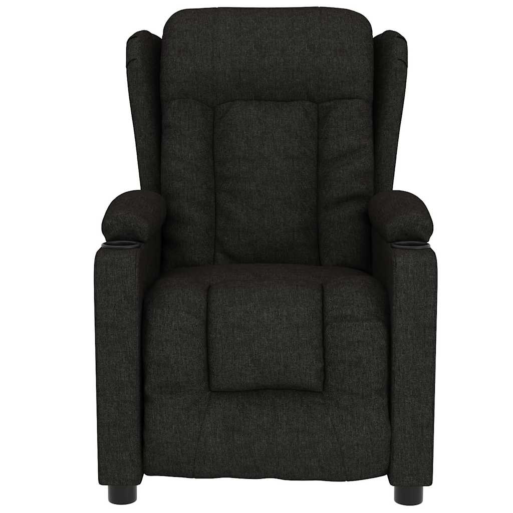 Massagesessel Elektrisch Hellgrau Stoff