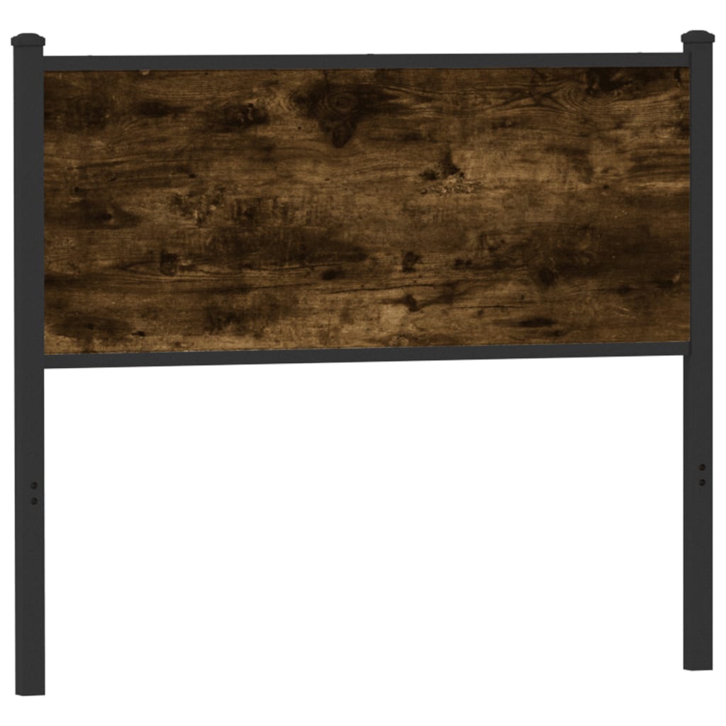 Ersatz-Kopfteil Räuchereiche 75 cm Holzwerkstoff und Stahl