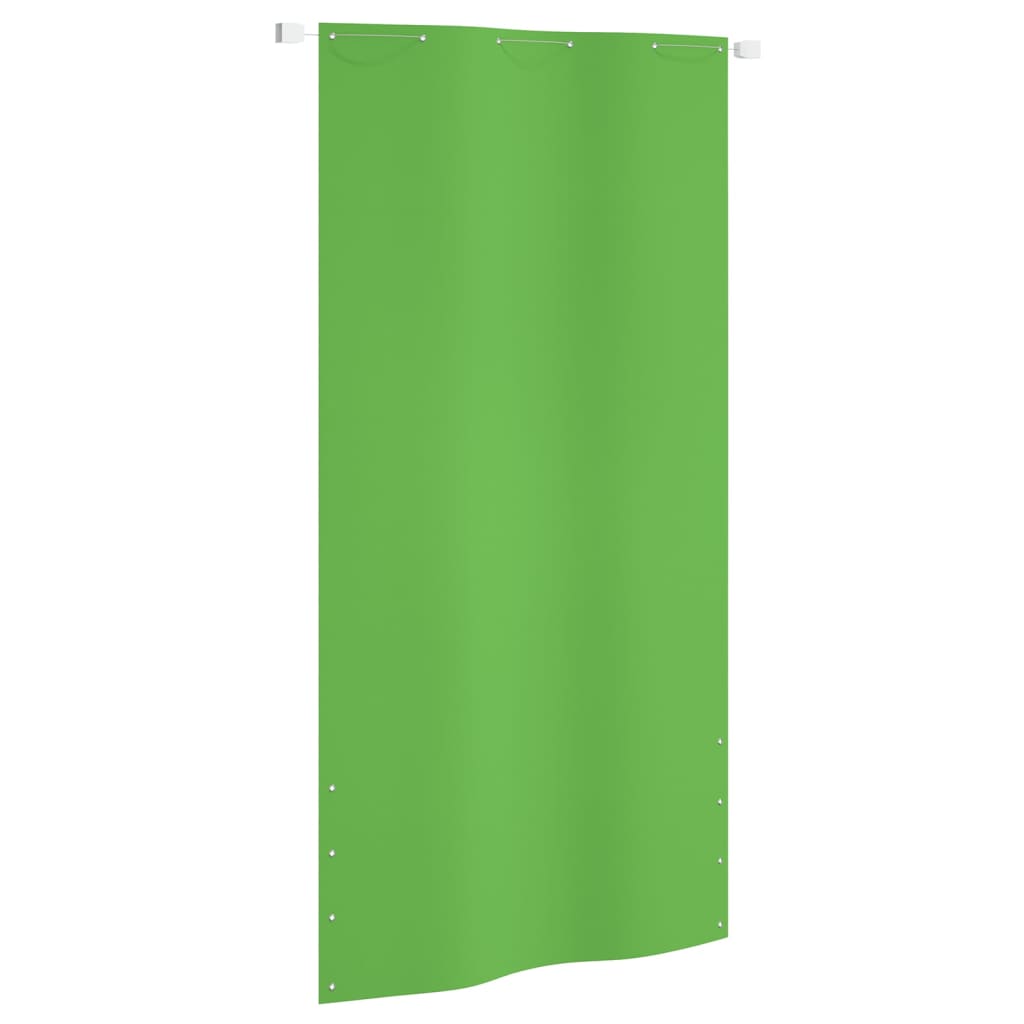 Balkon-Sichtschutz Hellgrün 100x240 cm Oxford-Gewebe