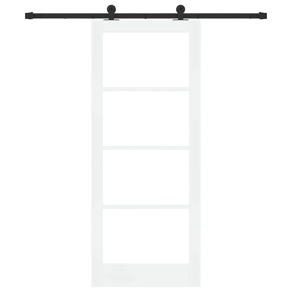 Schiebetür ORKDAL Natürlich und Schwarz 61 x 198,5 cm