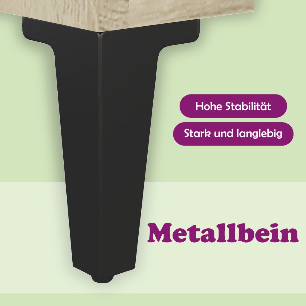 Schreibtisch mit Tür Altholz 140 x 50 x 75 cm Holzwerkstoff