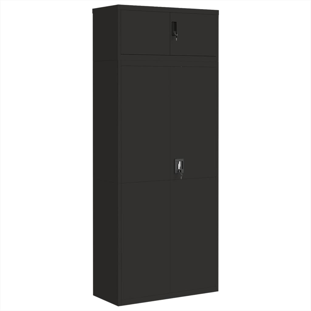 Aktenschrank Weiß 90x40x110 cm Stahl