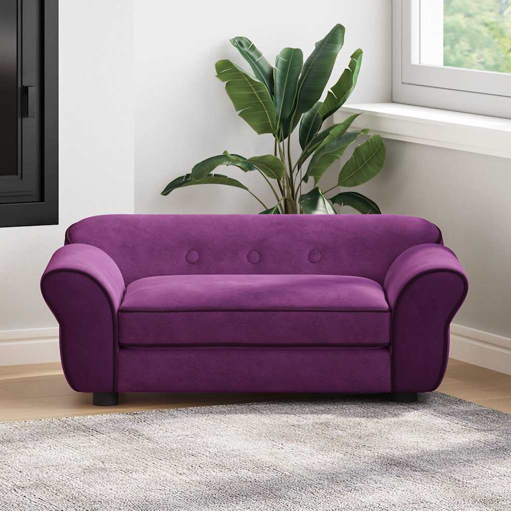 Hundesofa Dunkelgrau 72x45x30 cm Plüsch
