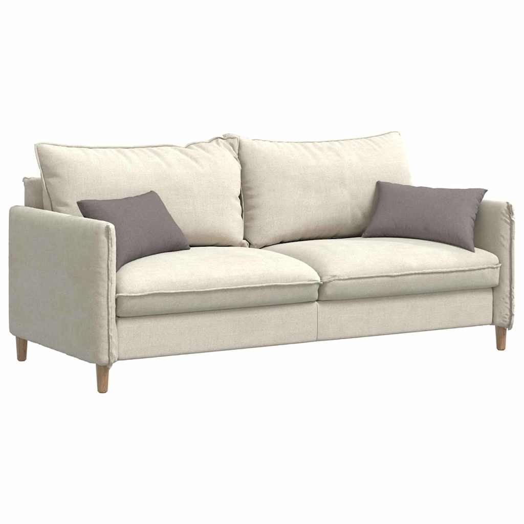 Sofakissen 2 pcs Hellgrau 50 x 30 cm Stoff