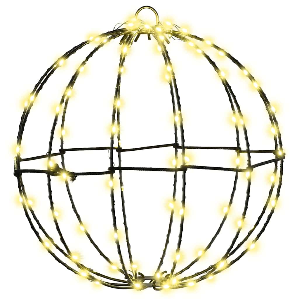 Ball mit 192 LEDs 2 pcs Warmweiß 30 x 30 x 32 cm Metall