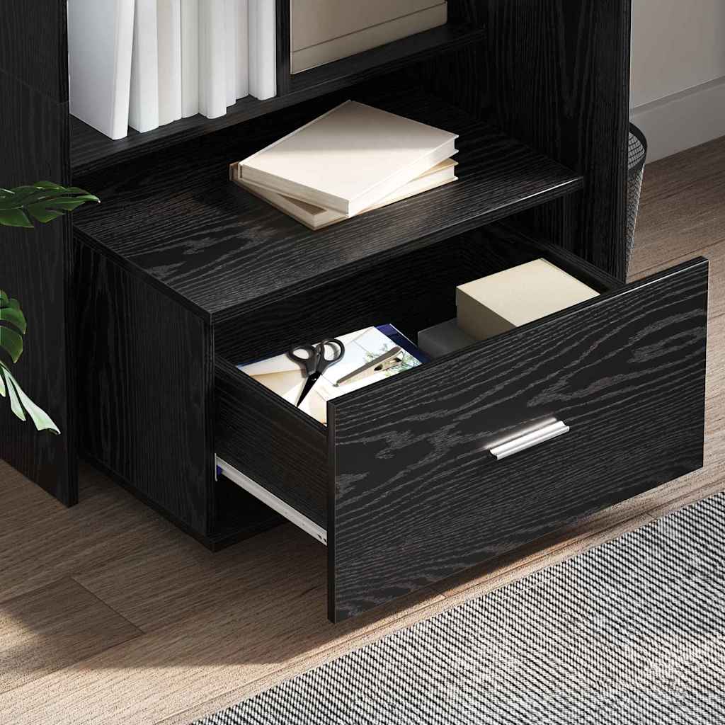 Schreibtisch mit Regal Weiß 131,5 x 50 x 106,5 cm Holzwerkstoff