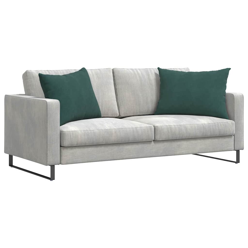 Sofakissen 2 Stück Blau 50 x 30 cm Cordstoff