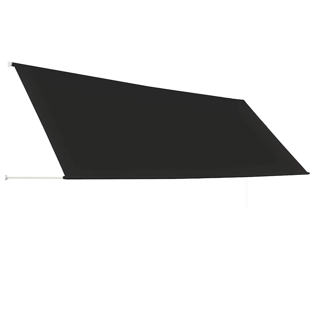 Einziehbare Markise 150×150 cm Blau und Weiß