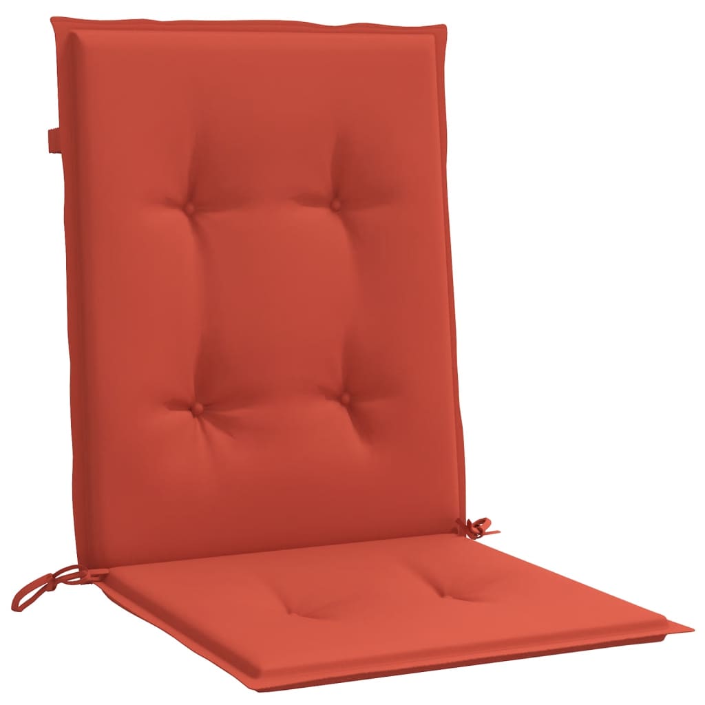 Niedriglehner-Auflagen 2 Stk Melange Anthrazit 100x50x7cm Stoff