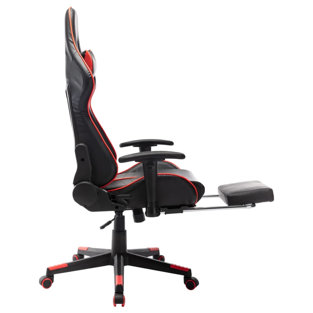 Gaming-Stuhl Schwarz und Blau Kunstleder