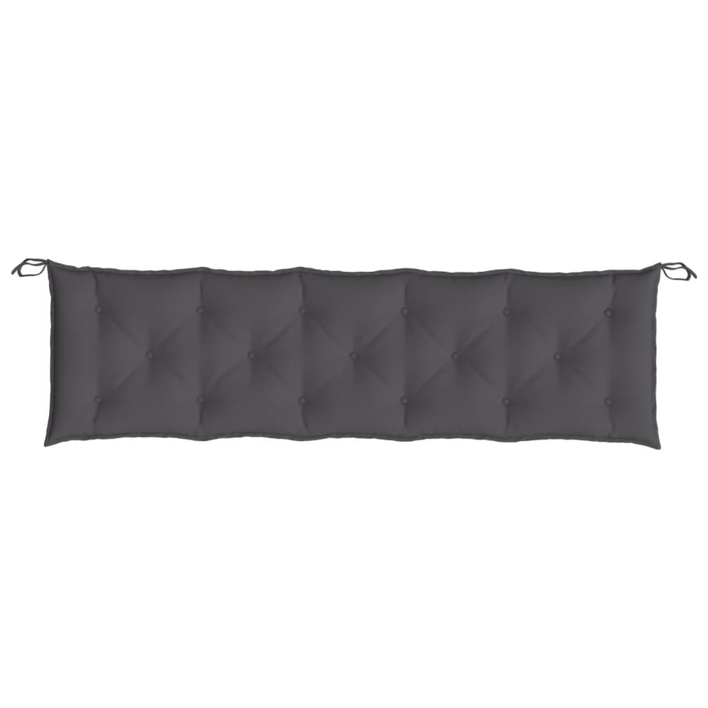 Gartenbank-Auflage Anthrazit 100x50x7 cm Oxford-Gewebe
