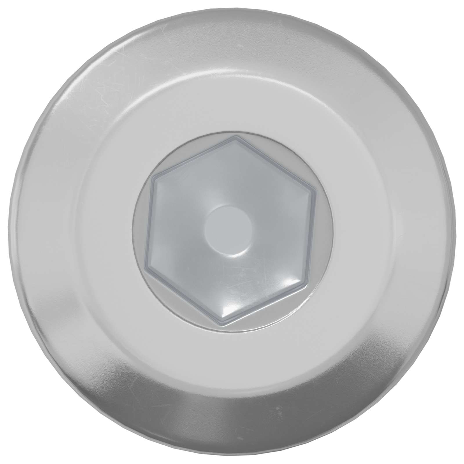 Kopf-Sicherungsschraube 2 pcs Silber M6 x 15 mm Stahl